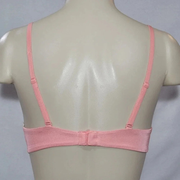 36B Lily Of France Extreme Lacy Looks Lined UW Bra Peach NWT - Picture 3 of 5